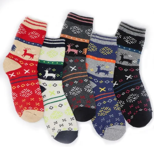 Vista 8 de YQHMT Calcetines de lana para mujer, regalos de invierno, cálidos, gruesos, térmicos, vintage, suaves, calcetines para calcetines, regalo de Navidad