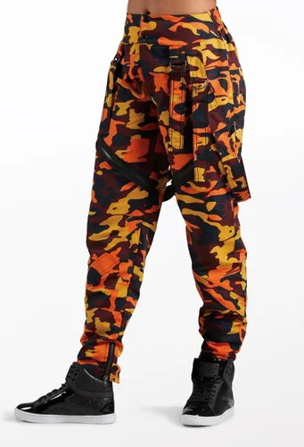 Vista 2 de Balera Pantalones para mujer con estampado de camuflaje y correas para bailar Pop Star