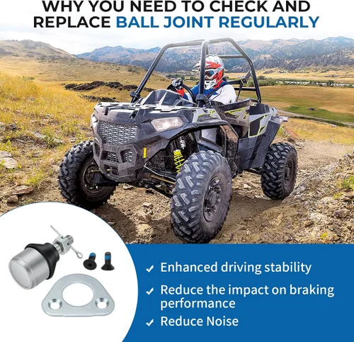 Vista 4 de Kit de rótula y soporte para Polaris Polaris Sportsman Magnum Ranger Scrambler Trail Blazer Trail Boss Xpedition Xplorer Big Boss OEM # 7061158