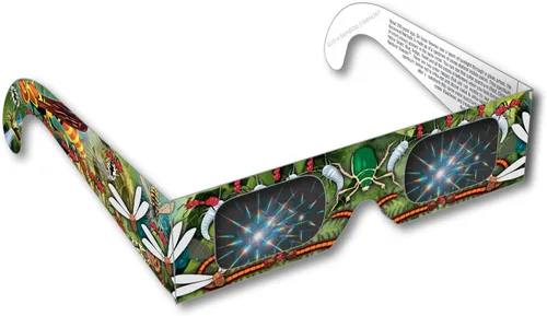 Vista 9 de Rainbow Symphony Gafas Rainbow 3D Fireworks - Diseño de animales, paquete de 25