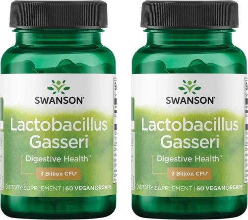 Vista 8 de Swanson Lactobacillus Gasseri 3 millones de UFC, 60 cápsulas Drcaps vegetarianas.