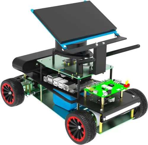 Vista 25 de Yahboom ROS2 Python Programación Robot Car con Jetson Nano Robot AI Voice Module, pantalla de 7 pulgadas, compatible con navegación SLAM Mapping Ult