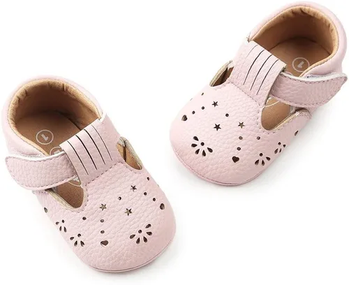 Vista 2 de ESTAMICO Tenis antideslizantes para niños y niñas para primeros pasos