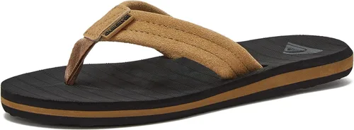 Vista 12 de Quiksilver Carver - Sandalias de gamuza para niños, niños pequeños o grandes Marrón