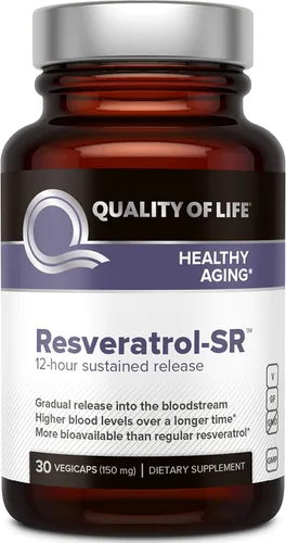 Vista 5 de Quality of Life Kinoko Platinum AHCC Apoyo inmunológico y liberación sostenida de resveratrol