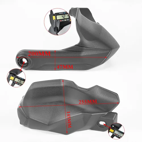 Vista 8 de Protector de manillar de motocicleta, protector de mano para parabrisas compatible con K-awasaki V.ersys 650 V.ERSYS650 2022 2023 Protector