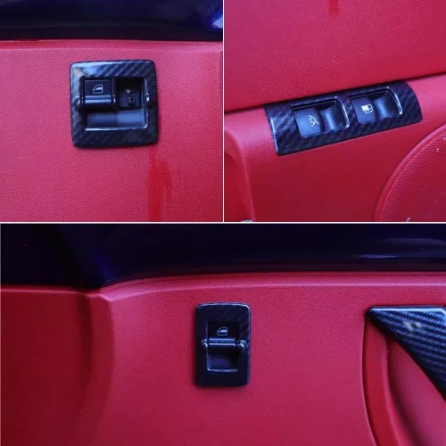 Vista 4 de ITrims Cubierta de panel de puerta para Volkswagen New Beetle 2003-2010, accesorios de automóvil, puerta de coche, ventana, interruptor