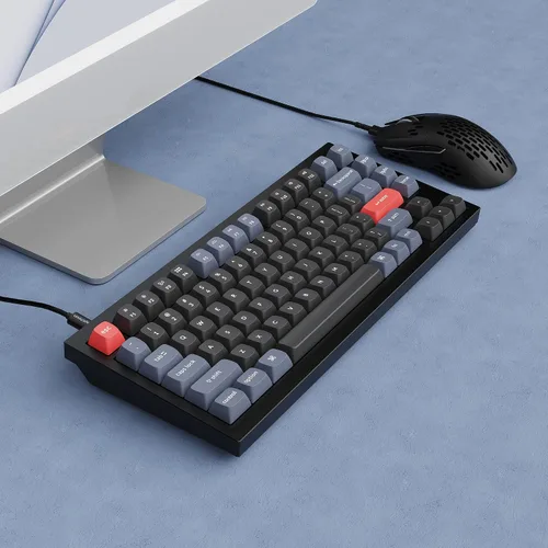 Vista 6 de Keychron Q1 - Versión de perilla de teclado mecánico con cable 75 de diseño QMKVIA programable con interruptor Gateron G Pro marrón intercambiable