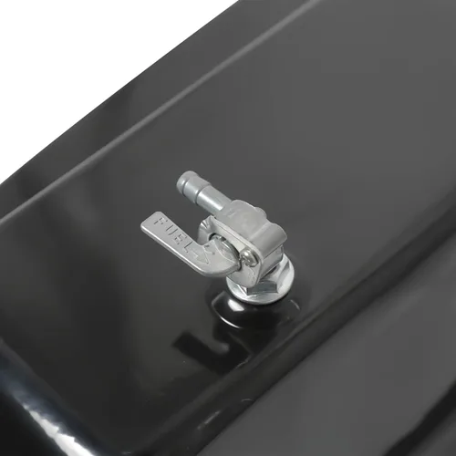 Vista 4 de NovelBee Depósito de combustible de acero con llave de peto para 150CC 250CC Kandi Go-Karts, buggy de dunas, ATV