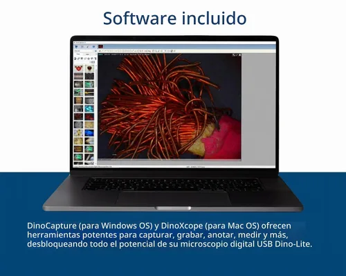 Vista 5 de Dino-Lite AM4111T - 1.3MP, 20x - 50x, 200x, Microtouch