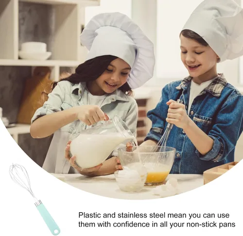 Vista 9 de Green Plastic Handle Baking Utensils Set with Heat-resistant Kitchen Tools for Non-stick Cookware Easy-clean Cooking Gadgets for Home Baking and