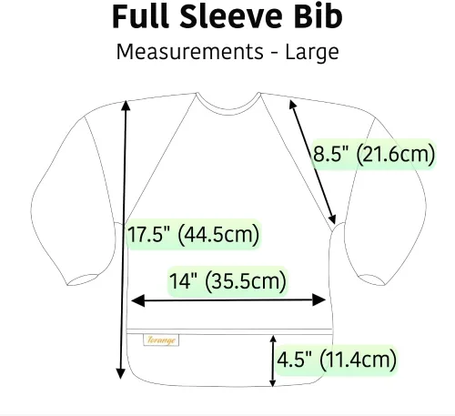 Vista 7 de Babero de manga larga impermeable - Baberos lavables a máquina para comer - Babero para bebé para niños pequeños - Suministros BLW para bebé Celeste
