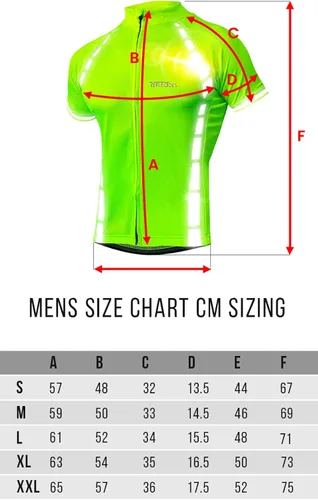 Vista 5 de ReflecToes Camiseta de ciclismo de alta visibilidad - Reflectante Hi-Viz Ciclismo Camisa Hombres y Mujeres