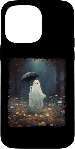 Vista 20 de Carcasa gótica para iPhone 11 con diseño de fantasma espeluznante en el bosque