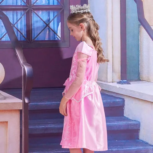Vista 5 de Disfraz de princesa para niñas disfraz para fiesta de cumpleaños