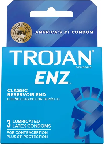 Vista 7 de Trojan Preservativos lubricados ENZ, 3 unidades (paquete de 6)