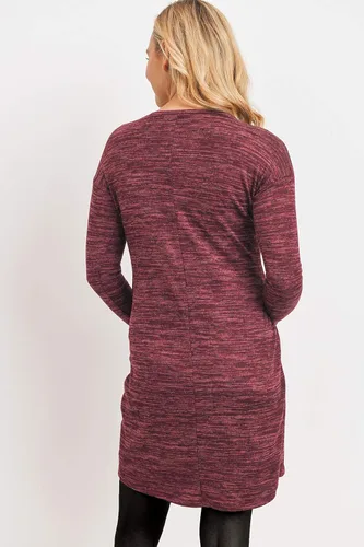 Vista 5 de HELLO MIZ Vestido túnica de maternidad de enfermería de punto de manga larga para mujer