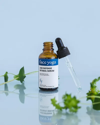 Vista 5 de Age Defense - Suero de retinol, fórmula antienvejecimiento, hidratante y nutritiva para piel joven, suero facial vegano antienvejecimiento
