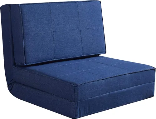 Vista 2 de Urban Lifestyle Ultra Suede - Silla abatible convertible, color verde azulado