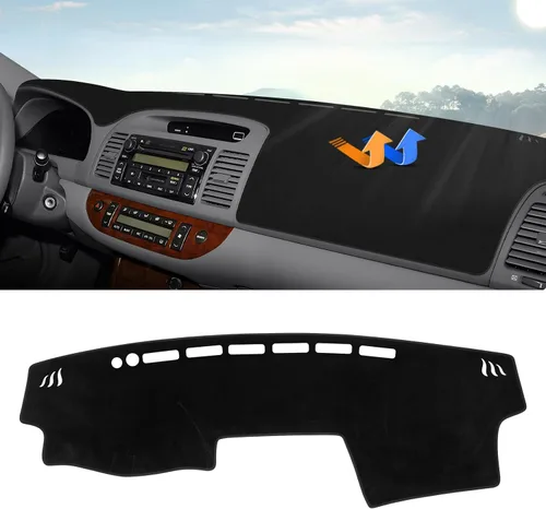 Vista 30 de Autorder Alfombrilla de cubierta de tablero para Toyota 4Runner 2003 2004 2005 2006 2007 2008 2009 Accesorios Cubierta de tablero de terciopelo