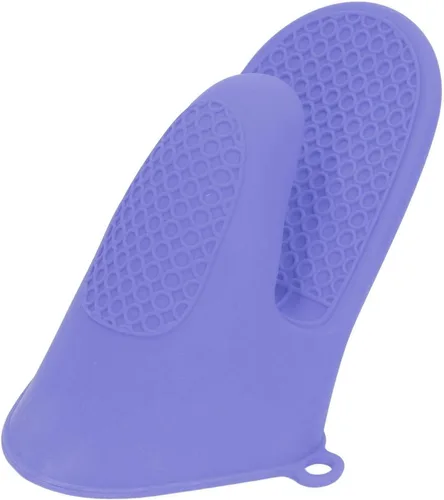 Vista 9 de Cyrank 2 pares de mini guantes de horno, guantes de silicona para horno de cocina, resistentes al calor y al deslizamiento, manoplas de horno