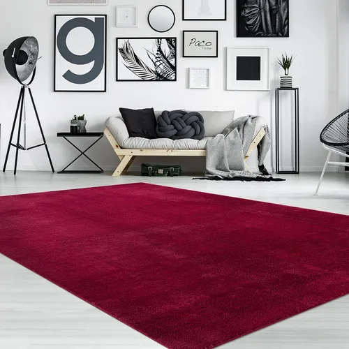 Vista 31 de Paco Home Alfombra suave en cobre acogedora alfombra antideslizante color sólido lavable, tamaño: 6'7" x 9'2" Marrón cobre