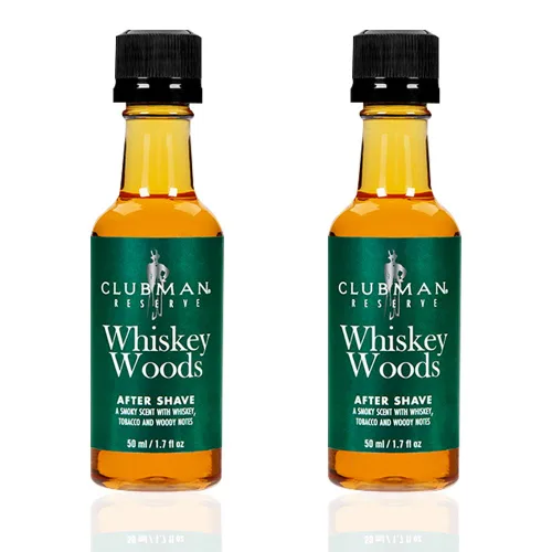 Vista 6 de Clubman Loción para después del afeitado Citrus Musk, enfría al instante, tonifica y refresca la piel después del afeitado, 1.7 onzas líquidas x 2