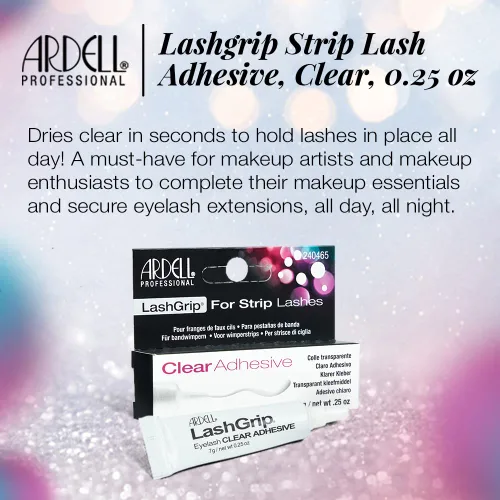 Vista 2 de Ardell Adhesivo de tiras LashGrip, transparente, 0.25 onzas