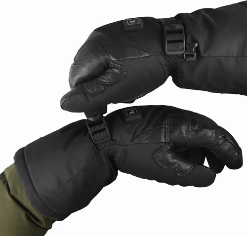 Vista 8 de Roaming Guantes calefactados recargables para hombres y mujeres, guantes de esquí con calefacción eléctrica para motocicleta, snowboard, patinaje