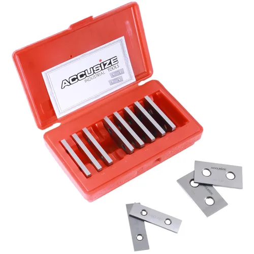 Vista 2 de Accusize Industrial Tools 1/8 '' de grosor 10 pares de juegos paralelos de precisión, 3 '' de longitud, EG10-1403