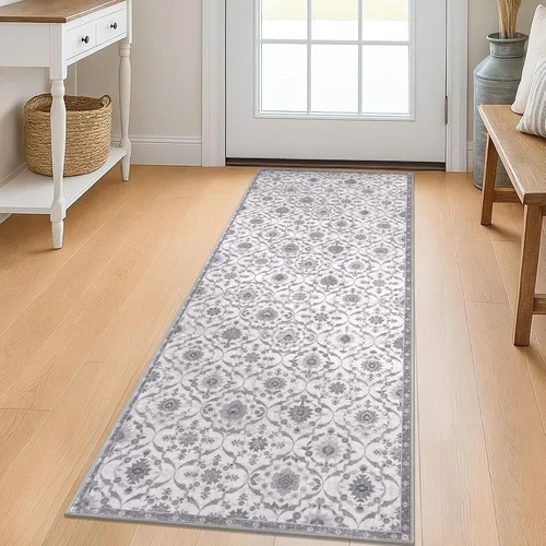 Vista 88 de KILOCOCO Alfombra marroquí pequeña, de 2 x 3 pies, color negro/dorado, súper suave, lavable, para interiores, vintage, lavable, antideslizante