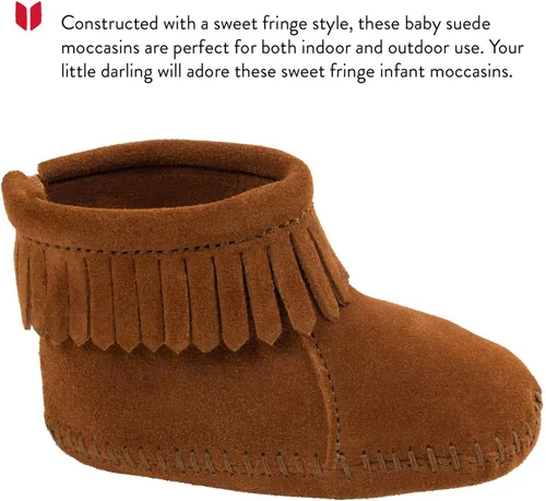 Vista 2 de Minnetonka Botín con solapa trasera de velcro (niño)