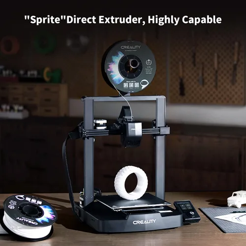 Vista 9 de Impresora 3D oficial Creality Ender 3 V3 SE, Ender 3 mejorada, impresora 3D rápida de 9.843 in/s 98.425 in/s², nivelación automática, extrusora