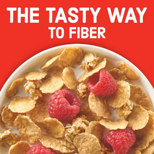 Vista 3 de Fiber One Honey Clusters Cereal de desayuno, cereal de fibra hecho con grano entero, 17.5 onzas
