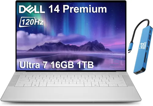Vista 11 de Dell Portátil XPS 13, pantalla táctil de 13.4" 2.5K, Intel Core 5, Windows