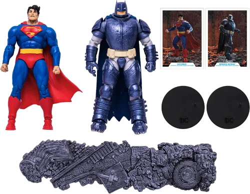 Vista 14 de DC Multiverse Superman vs. Batman (The Dark Knight Returns) - Figura de acción de 7 pulgadas