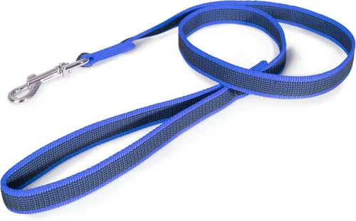 Vista 130 de Julius-K9 218GM-B-DP Correa de color y gris superagarre, ajustable, 0.551 in x 7.2 ft, azul-gris