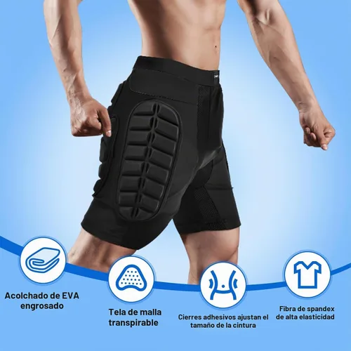 Vista 3 de TOMSHOO 3D Protective Padded Shorts for Men Women