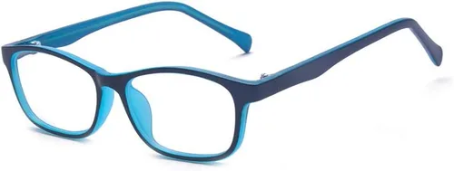 Vista 13 de Gafas de sol para niños, antiazules, rectangulares, antigolpes, con luz azul, UV400, antirreflejos, Negro