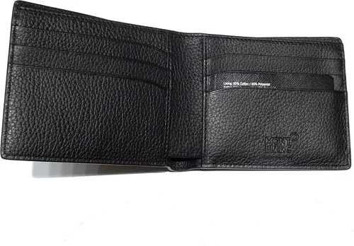 Vista 3 de MONTBLANC Meisterstuck - Cartera de grano suave de 6 cc, Negro