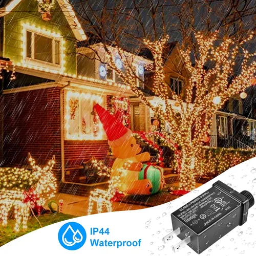 Vista 3 de Fuente de alimentación de 30V 6W 0.2A Clase 2, Transformador de Bajo Voltaje de CA a CC, Adaptador de Corriente IP44 para Tiras de Luces LED