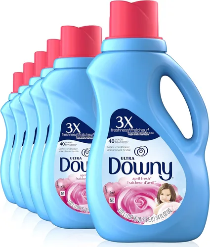 Vista 13 de Downy April Fresh - Acondicionador líquido para telas (suavizante de telas), 12 cargas, 10 onzas líquidas
