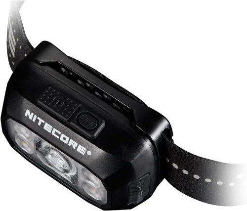 Vista 2 de Nitecore NU30 Linterna frontal LED recargable de 500 lúmenes con haces blancos y rojos