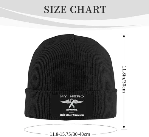 Vista 3 de Gorro unisex elástico, suave y cálido, gorro de punto para hombres y mujeres