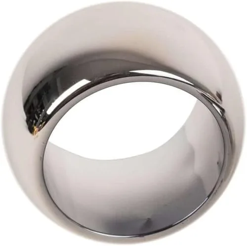 Vista 6 de Efavormart - Servilleteros acrílicos plateados metálicos brillantes (4 unidades)