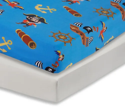 Vista 42 de Everyday Kids Paquete de 2 Sábanas Bajeras para Cuna para Niña, 100% Sábana de Bebé de Microfibra Suave y Transpirable, Se Adapta a Colchones