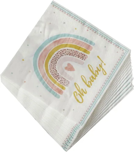 Vista 8 de Kate Aspen Servilletas de papel rústicas bohemias de 2 capas (juego de 30), servilletas decorativas gruesas, perfectas para bodas de otoño, brunch
