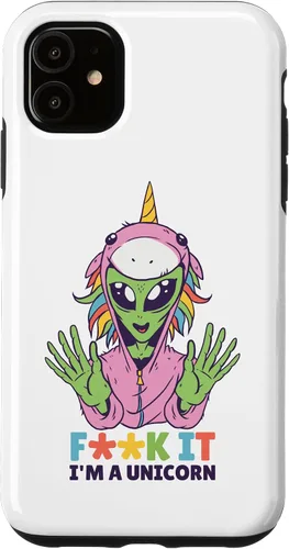 Vista 6 de Funda para iPhone 12 mini LGBTQ Alien F I I'm A Unicorn Rainbow Outer Space Gay Pride
