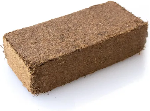 Vista 2 de Minute Soil Plus Brick - Medio de cultivo de fibra de coco comprimida modificada NPK - 1 ladrillo = 1.5 galones de tierra para macetas - Jardinería