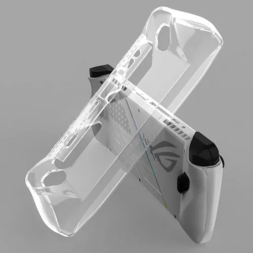 Vista 3 de Funda protectora transparente compatible con ROG Ally de 7 pulgadas, funda de TPU suave 2023, funda de TPU suave, funda de preocción completa